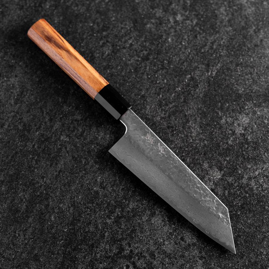 Bunka SG-2-Strix Tsuchime Damasco Mango de Búfalo Bubinga 165mm