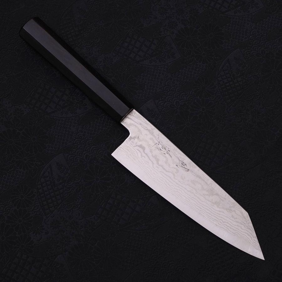 Bunka Silver Steel #3 Damasco Níquel Mango de Ébano con cuerno de Búfalo 170mm
