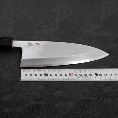 Deba White Steel #2 Kasumi Buffalo Teak Handle 180mm
