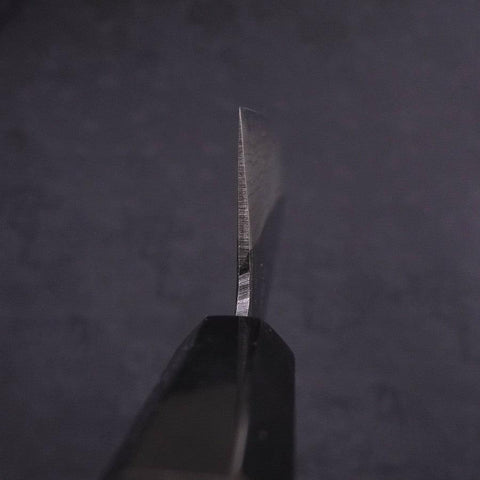 Gyuto Blue Steel #2 Kurouchi Damasco Mango de Ébano con Cuerno de Búfalo 210mm