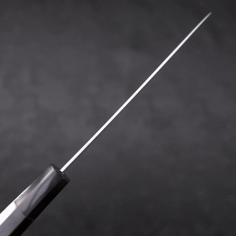 Gyuto HAP-40 Poliert Büffelhorn und Ebenholz Griff 180mm