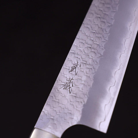 Gyuto SG-2 Tsuchime Turquoise Blue Handle 210mm