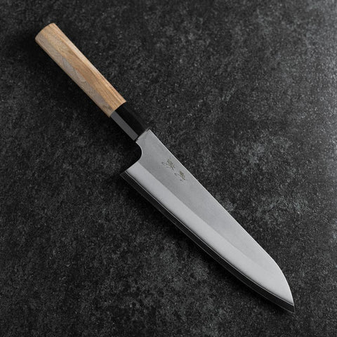 Gyuto Silver Steel #3 Kasumi Büffelhorn und Walnussholz Griff 210mm