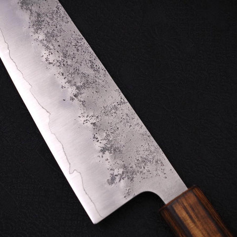 Gyuto Silver Steel #3 Nashiji Sumi Urushi Griff 240mm