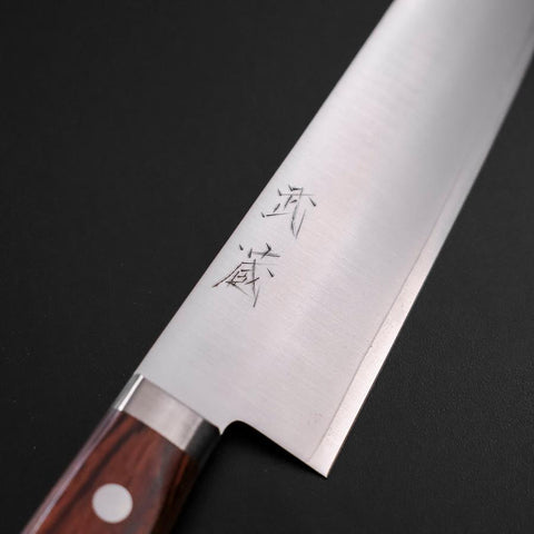 Gyuto VG-1 Poliert Westlicher Mahagoni Griff 180mm