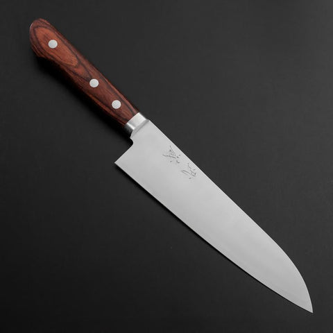 Gyuto VG-1 Poliert Westlicher Mahagoni Griff 180mm