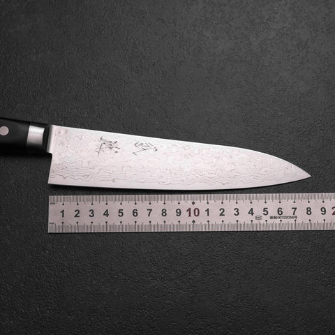 Gyuto VG-10 Damasco Occidental Mango Negro 180mm