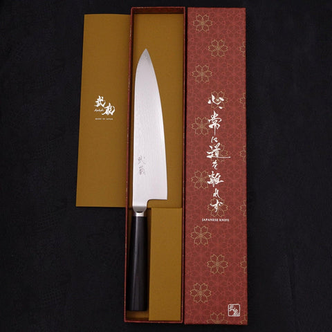 Gyuto VG-10 Damasco Mango de Pakka 210mm