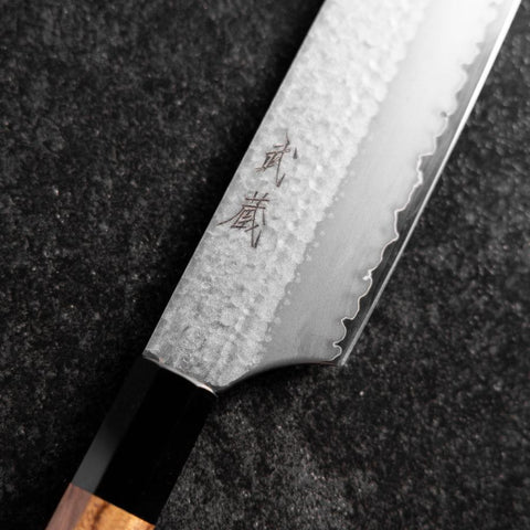 Gyuto VG-5 Tsuchime Mango de Búfalo Bubinga 210mm