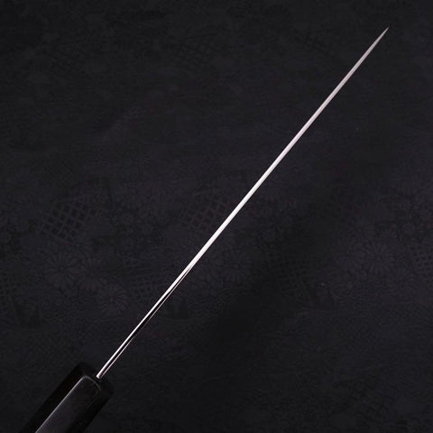 Gyuto White Steel #1 Mirror Moon-Fuji Water Honyaki Buffalo Ebony Handle With Sheath 240mm