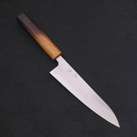 Gyuto White Steel #1 Poliert Yaki Urushi Griff 180mm