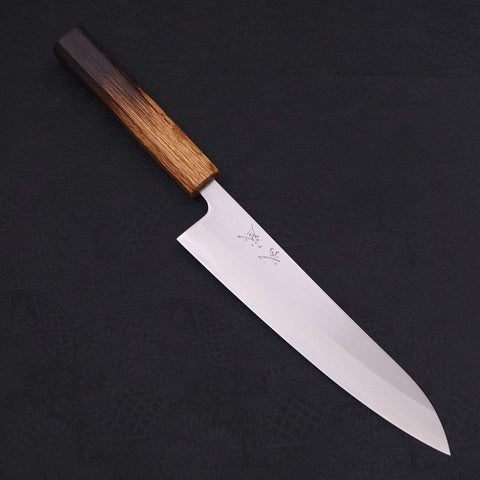 Gyuto White Steel #1 Poliert Yaki Urushi Griff 210mm