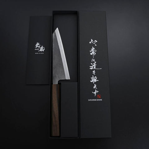 Honesuki White Steel #2 Kurouchi Nashiji Ashwood Handle 150mm