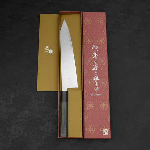 Kiritsuke Gyuto SG-2 Damasco Manico Verde Scuro 240mm