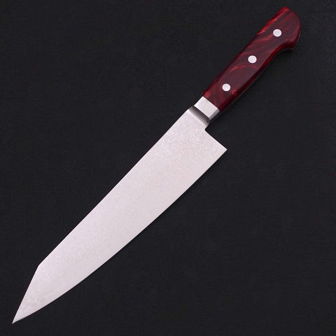 Kiritsuke Gyuto VG-10 Damasco Manico Rosso 210mm