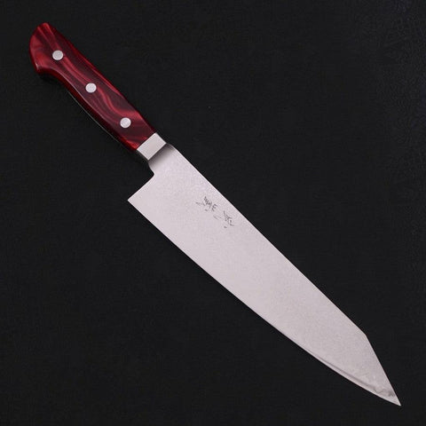 Kiritsuke Gyuto VG-10 Damasco Manico Rosso 210mm