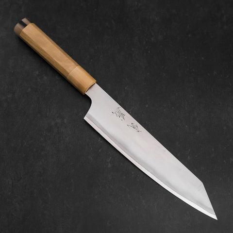 Kiritsuke HAP-40 Poliert Doppelter Büffelhorn-Kappe und Magnolienholz Griff 200mm