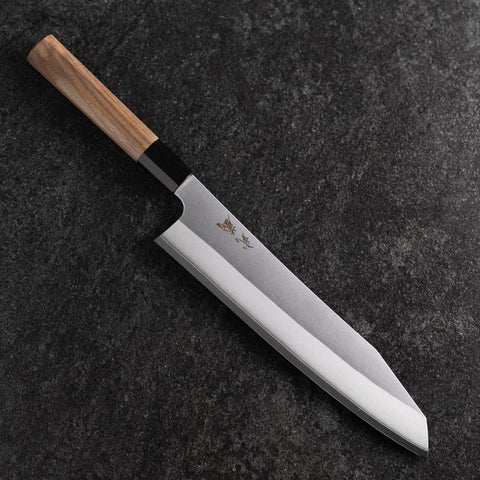 Kiritsuke Silver Steel #3 Kasumi Büffelhorn und Walnussholz Griff 240mm