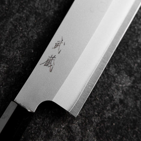 Nakiri Silver Steel #3 Kasumi Manico Bufalo Noce 165mm