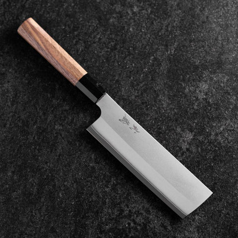 Nakiri Silver Steel #3 Kasumi Manico Bufalo Noce 165mm