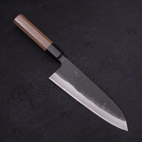 Yanagiba Blue Steel #2 Kasumi Büffelhorn und Magnolienholz Griff 240mm