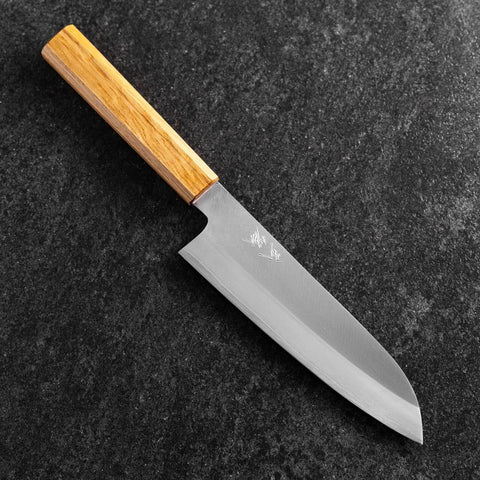 Santoku VG-1 Kasumi Eichenholz Griff 180mm