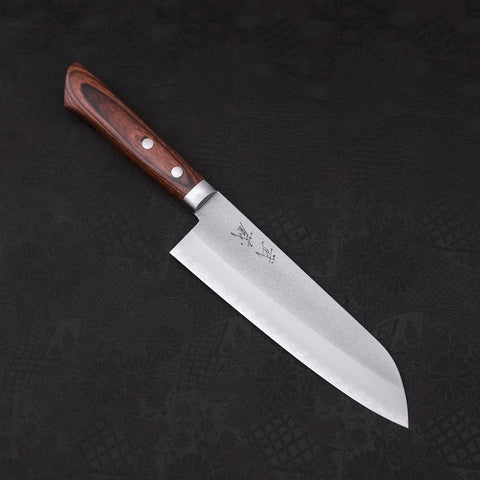 Santoku VG-1 Nashiji Roter Westlicher Griff 170mm