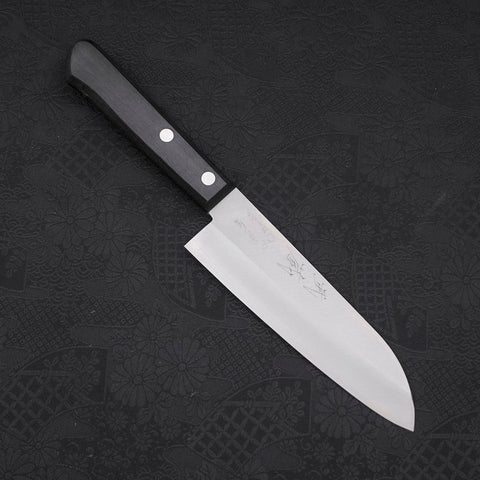 Santoku VG-1 Poliert Schwarzer Westlicher Griff 140mm