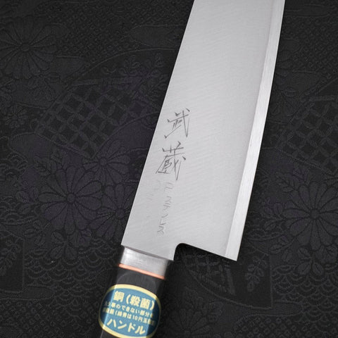Santoku VG-1 Poliert Westlicher Griff mit Kupferinlay 165mm