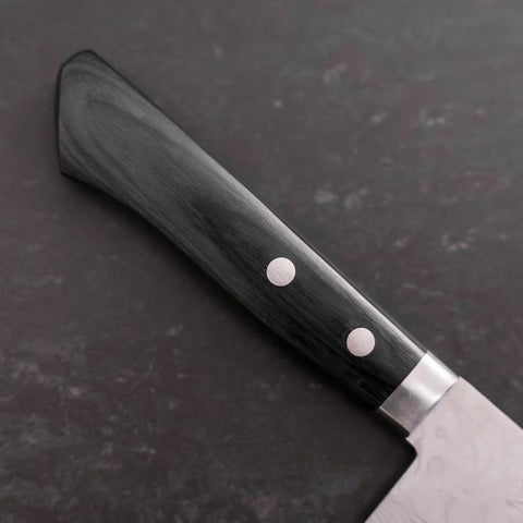 Santoku VG-10 Damasco Mango Occidental Negro 170mm