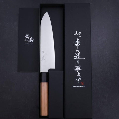 Santoku VG-10 Pulido Mango de Cerezo 180mm
