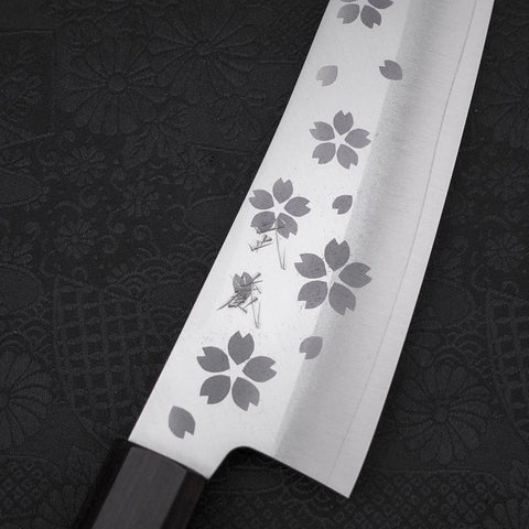 Santoku VG-10 Poliert Sakura Ebenholz Griff 175mm