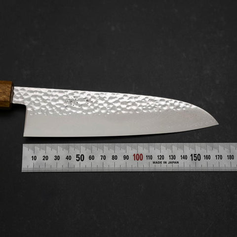 Santoku VG-10 Tsuchime Damasco Mango Yaki Urushi 170mm