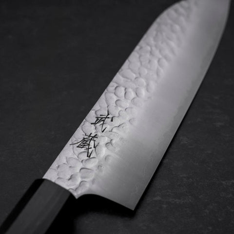 Santoku VG-10 Tsuchime Ebenholz Griff 165mm