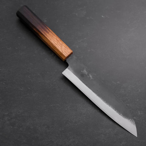 Santoku White Steel #2 Kurouchi Yaki Urushi Griff 165mm