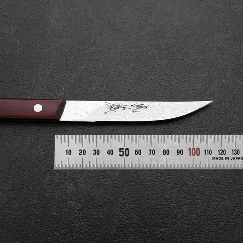 Coltello da Bistecca VG-10 Tsuchime Manico Mogano 110mm