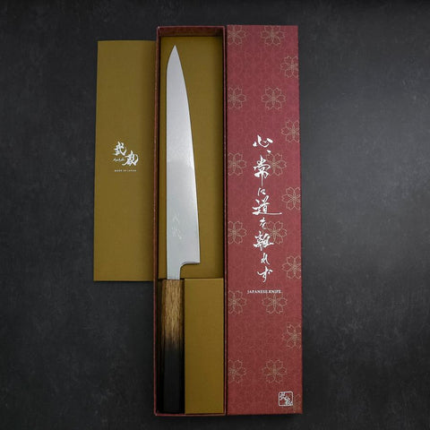 Sujihiki VG-10 Damasco Mango Yaki Urushi 240mm