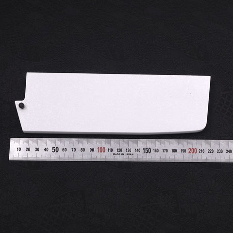 Weiße Ishime Saya/Scheide für Nakiri mit Pin 165mm