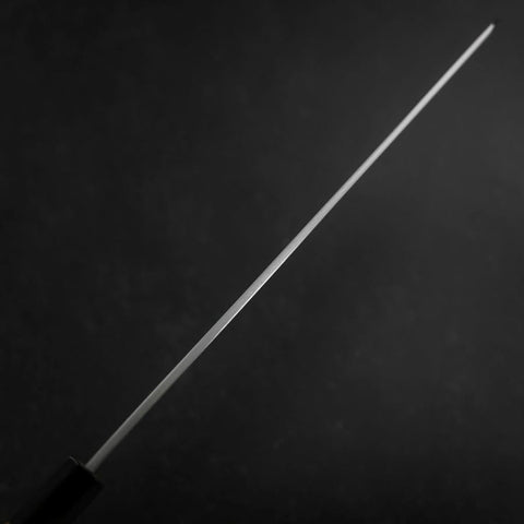 Yanagi Kiritsuke White Steel #2 Kasumi Buffalo Teak Handle 300mm