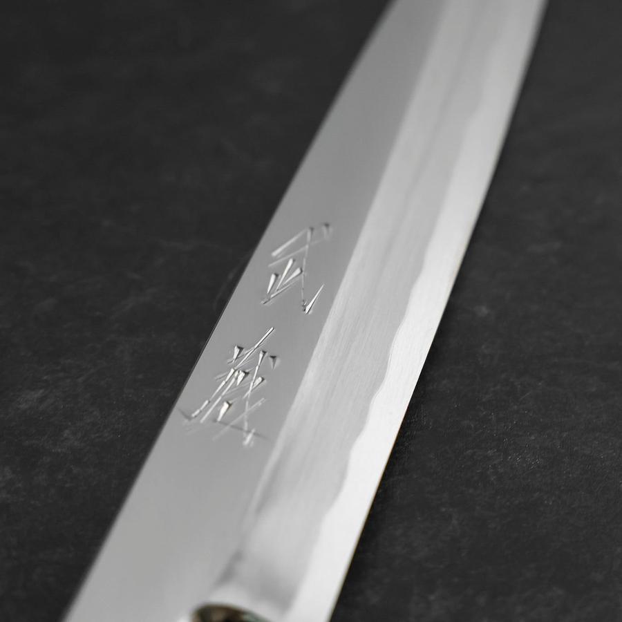 Yanagiba Blue Steel #2 Kasumi Mango de Nogal 180 mm