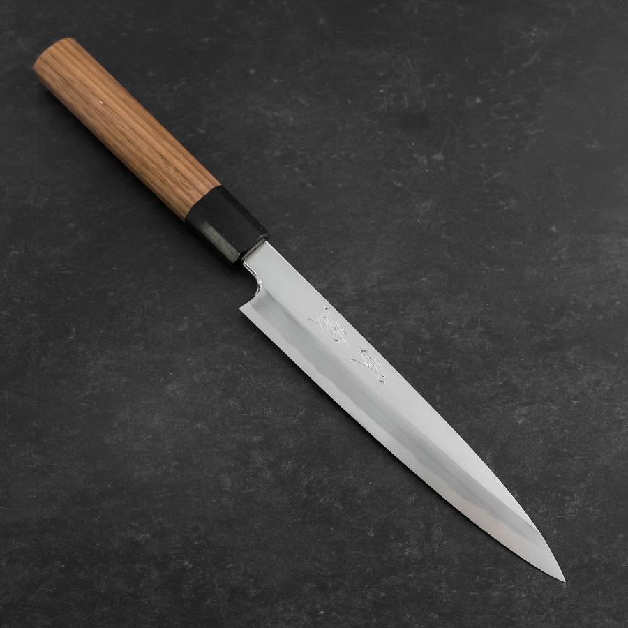 Yanagiba Blue Steel #2 Kasumi Mango de Nogal 180 mm