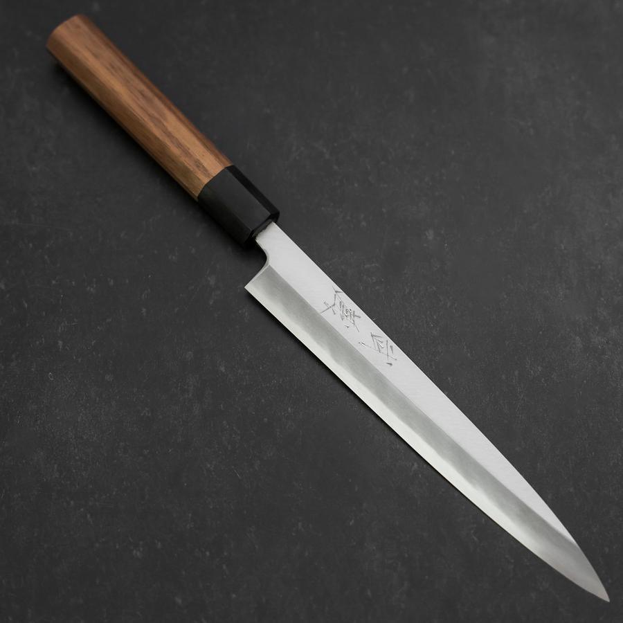 Yanagiba Blue Steel #2 Kasumi Mango de Nogal 200mm