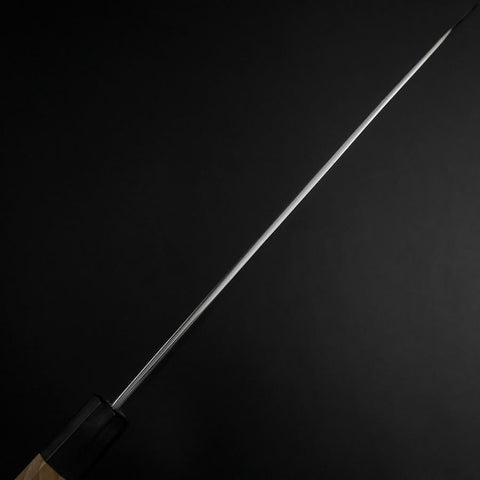 Yanagiba Linkshand Silver Steel #3 Kasumi Büffelhorn und Magnolienholz Griff 240mm